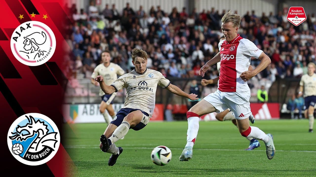 Samenvatting Jong Ajax – FC Den Bosch (30-08-2024)