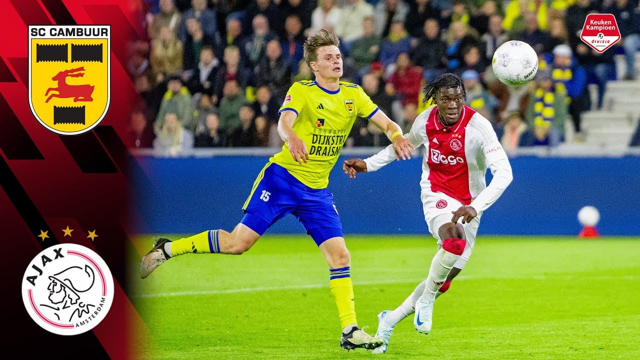 Samenvatting SC Cambuur – Jong Ajax (13-09-2024)