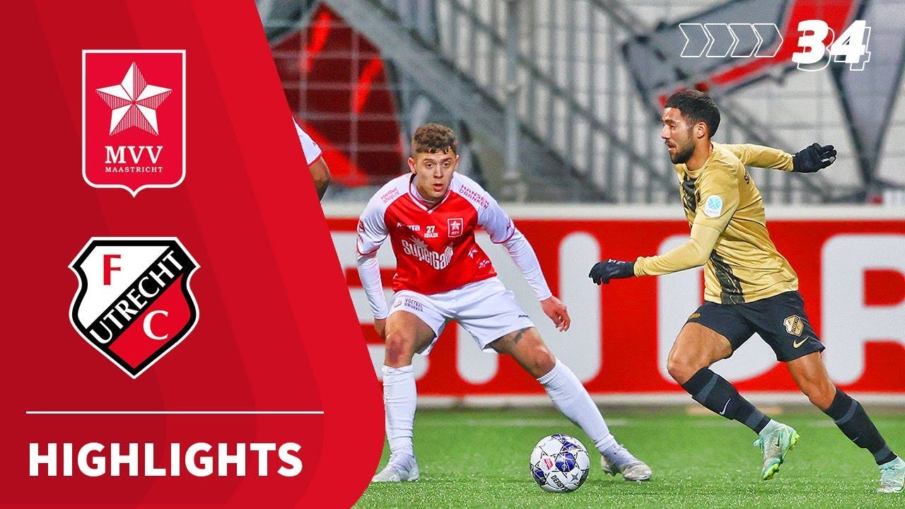 6 GOALS in een spannende wedstrijd in MAASTRICHT! 6️⃣ | Samenvatting Jong FC Utrecht -MVV Maastricht
