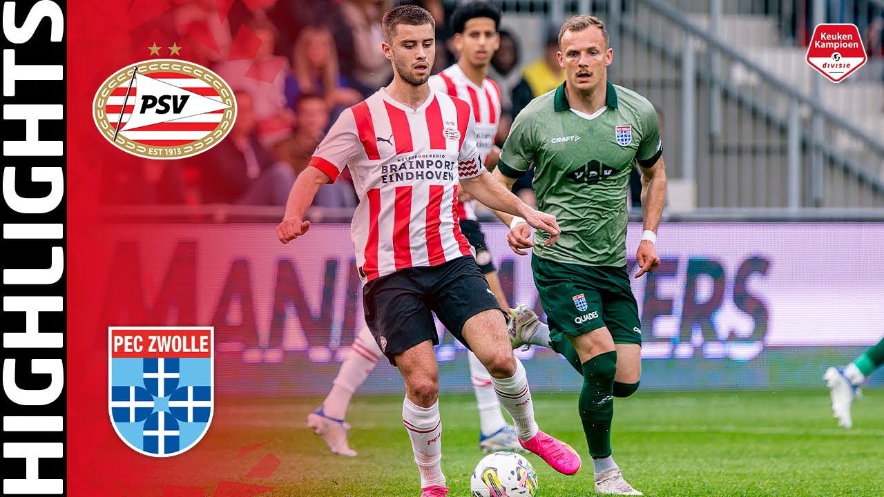 Samenvatting Jong PSV – PEC Zwolle (08-05-2023)
