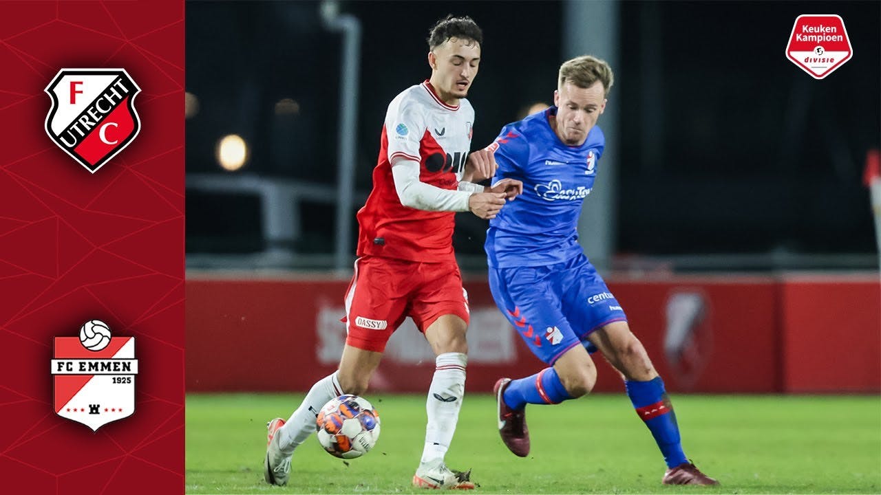 Samenvatting Jong FC Utrecht – FC Emmen (15-03-2024)